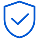 Shield with a checkmark icon