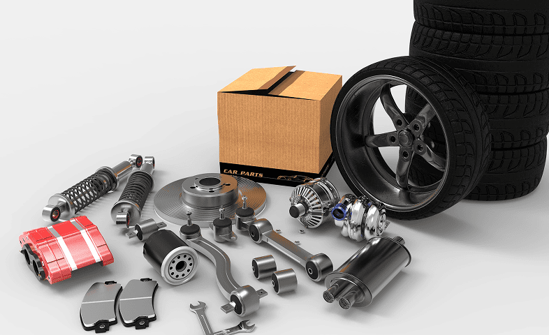 Vehicle spare parts assortment